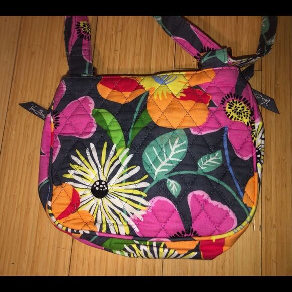 VERA BRADLEY Little Flap Hipster in Jazzy Blooms Retired Spring 2013 - Picture 7 of 10